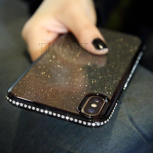 Diamond Soft Case for Samsung Galaxy A70 A50 A30 A40 A20 A10 A60 A80 A90 M10 M20 M30 For Samsung A7 2018 A750 Glitter TPU Cover