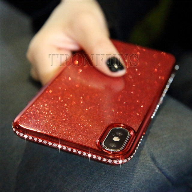 Diamond Soft Case for Samsung Galaxy A70 A50 A30 A40 A20 A10 A60 A80 A90 M10 M20 M30 For Samsung A7 2018 A750 Glitter TPU Cover