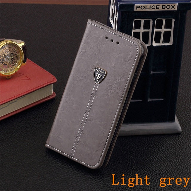 Tikitaka Flip Leather Phone Case For iPhone11 X XR XS MAX 11Pro 8Plus Wallet Card Slots Cases Soft Cover For iPhone 7 6 6s Plus