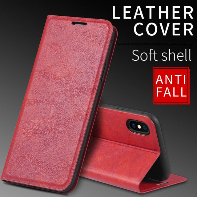 New Flip Wallet Case For Xiaomi Redmi 7A Case Leather Retro Card Holder Slim Back Cover For Xiaomi Redmi 7 Note 7 Pro Phone Case