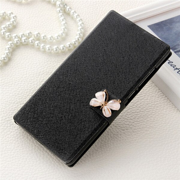Luxury Phone Case For Huawei P8 Lite P30 lite P9 P10 P20 Lite p9lite mini P 8 Lite 2017 PU Leather Flip Stand Case Cover