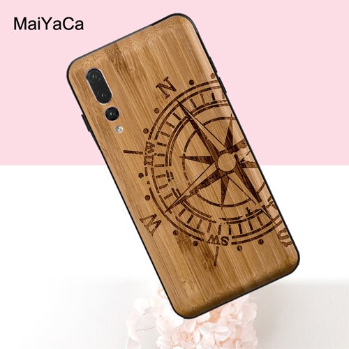 MaiYaCa Bamboo Wood Pattern Skull Case For Huawei P20 P30 Lite Pro P Smart Mate 20 10 Lite Honor 20 8X Nova 3I Y9 Y7 Prime 2018