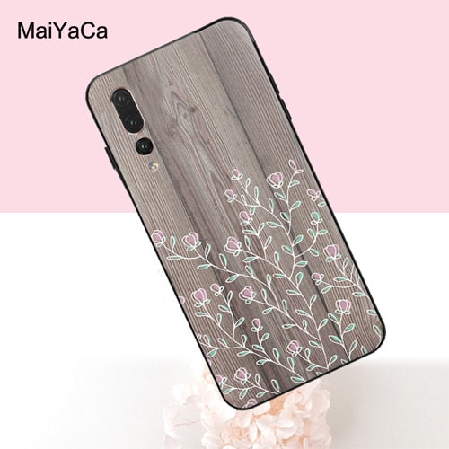 MaiYaCa Bamboo Wood Pattern Skull Case For Huawei P20 P30 Lite Pro P Smart Mate 20 10 Lite Honor 20 8X Nova 3I Y9 Y7 Prime 2018