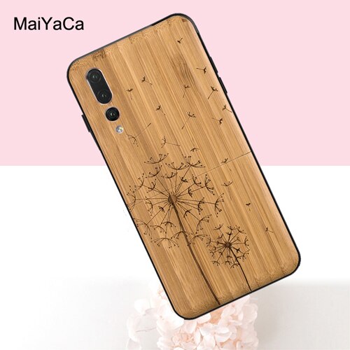 MaiYaCa Bamboo Wood Pattern Skull Case For Huawei P20 P30 Lite Pro P Smart Mate 20 10 Lite Honor 20 8X Nova 3I Y9 Y7 Prime 2018