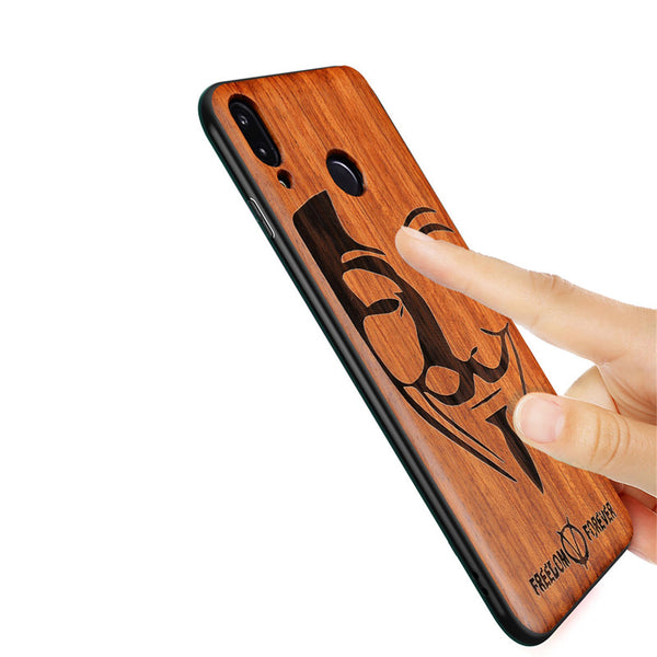 2019 New Huawei Honor 8x Case Slim Wood Back Cover TPU Bumper Case For Huawei Honor 8x Phone Cases Honor-8x