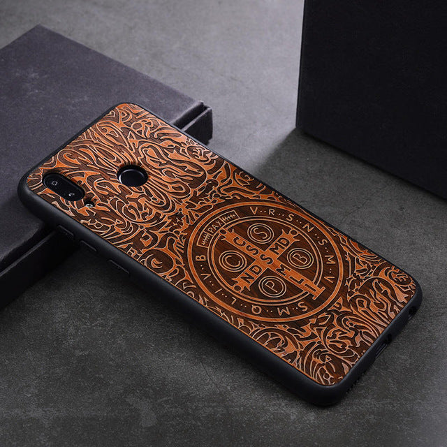 2019 New Huawei Honor 8x Case Slim Wood Back Cover TPU Bumper Case For Huawei Honor 8x Phone Cases Honor-8x