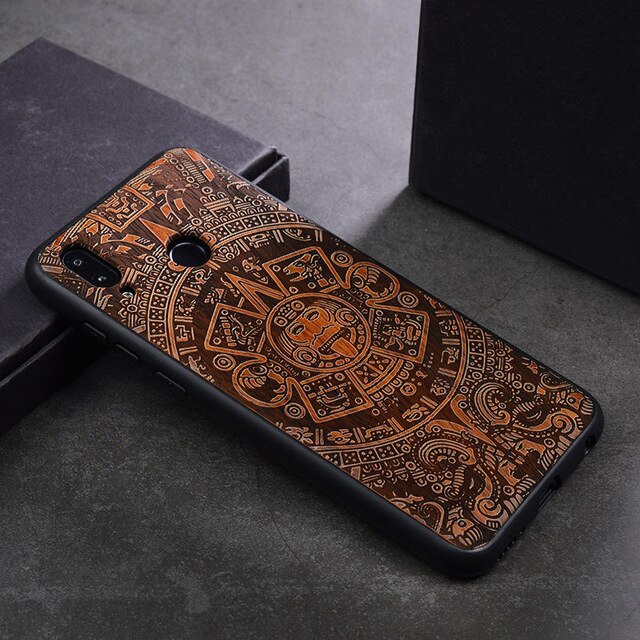 2019 New Huawei Honor 8x Case Slim Wood Back Cover TPU Bumper Case For Huawei Honor 8x Phone Cases Honor-8x