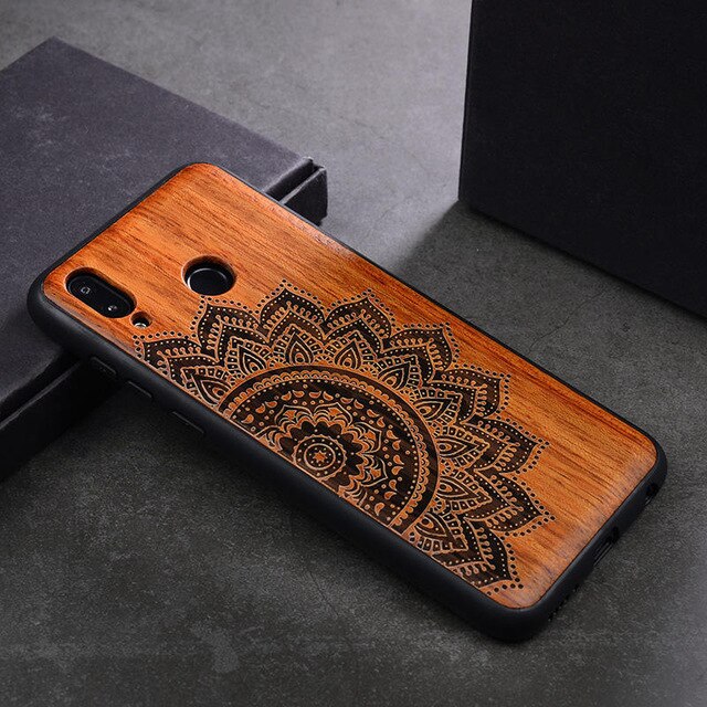2019 New Huawei Honor 8x Case Slim Wood Back Cover TPU Bumper Case For Huawei Honor 8x Phone Cases Honor-8x
