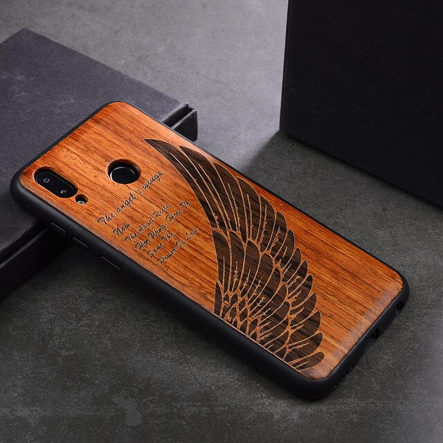 2019 New Huawei Honor 8x Case Slim Wood Back Cover TPU Bumper Case For Huawei Honor 8x Phone Cases Honor-8x