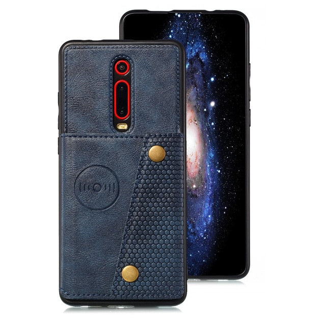 Redmi Note 8 Pro Card Holders Wallet Case Cover for Xiaomi Redmi 7a K20 Note 7 Pro Mi 9t Mi9t Leather Card  Magnetic Stand Cover
