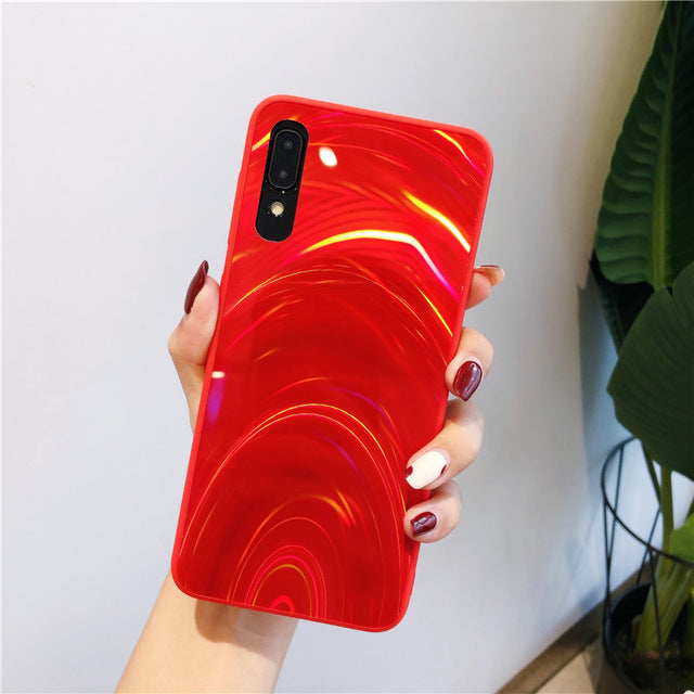 3D Diamond prism holographic laser Case For Samsung A10 A20 A30 A50 A70 A90 M20 A7 A9 2018 S10 Plus Note 10 Soft edge Phone Case