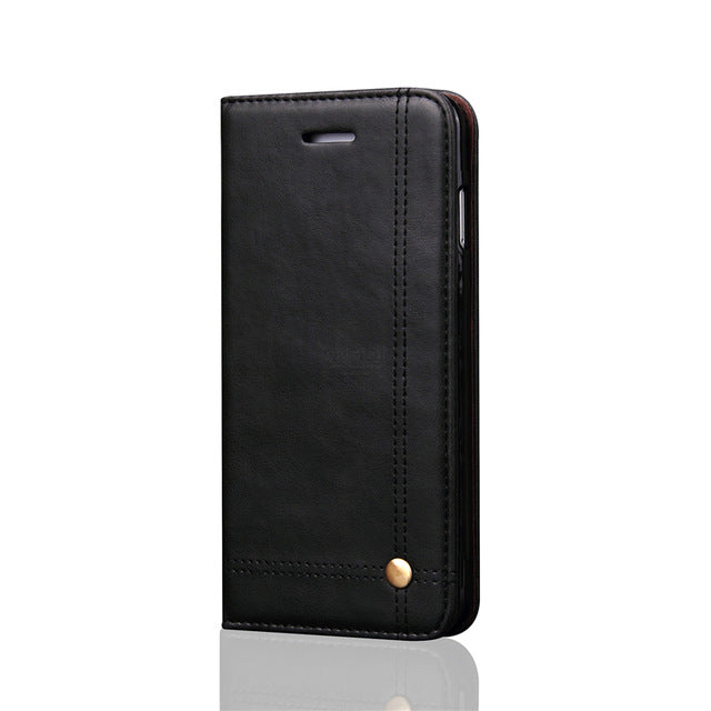 Luxury Retro Slim Leather Flip Cover For Xiaomi Redmi Note 8 / 8T / 8 Pro Case Wallet Card Stand Magnetic Book Cover Phone Case