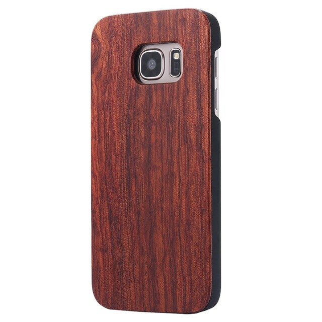 KISSCASE Bamboo Natural Wood Case For Samsung Galaxy S10 S10 Plus S10E S7 Edge S8/S9 Plus Wooden S8/S9 Back Cover Coque Fundas