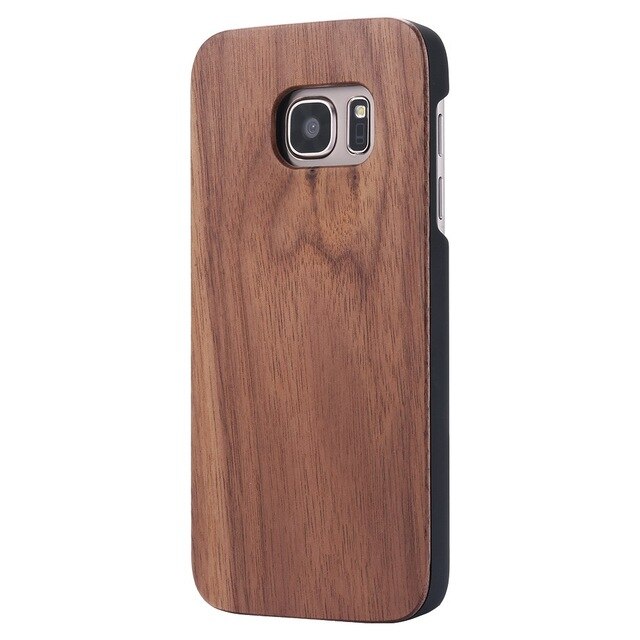 KISSCASE Bamboo Natural Wood Case For Samsung Galaxy S10 S10 Plus S10E S7 Edge S8/S9 Plus Wooden S8/S9 Back Cover Coque Fundas