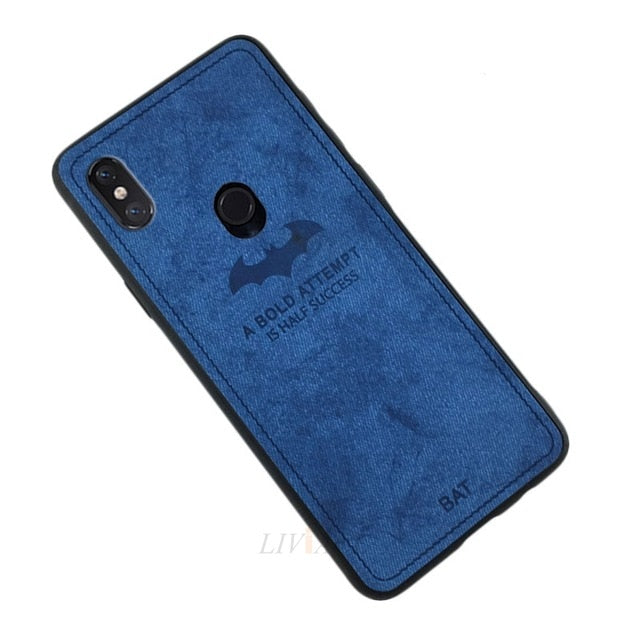 deer cloth phone case on for xiaomi redmi note 7 5 4 4x 6 pro k20 global leather tpu back cover coque