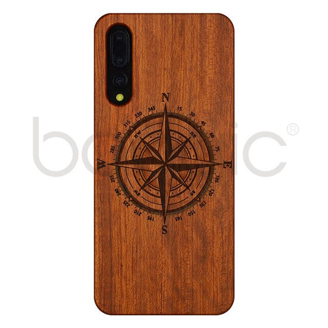 Unique Huawei P20 Pro Case P20pro Wood Bamboo PC Hard Protective Shell Case For Huawei P20 Lite Phone Accessories