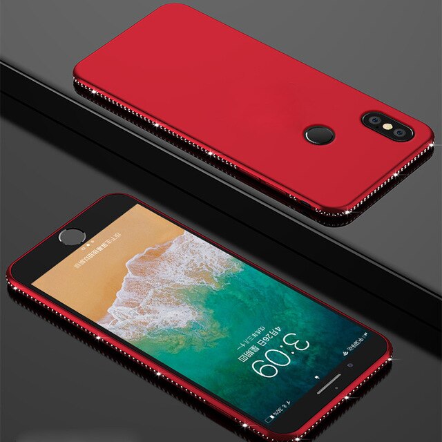 Hot Diamond Silicone Case for Xiaomi Pocophone F1 Redmi 4A 6 6A S2 5A Plus A Prime Note 4X 4 Pro Mi Max 3 A1 A2 Lite With Ring