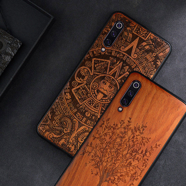 2019 New For Xiaomi Mi 9 Case Slim Wood Back Cover TPU Bumper Case On Xiaomi Mi 9 Lite Xiomi Mi9 SE Phone Cases