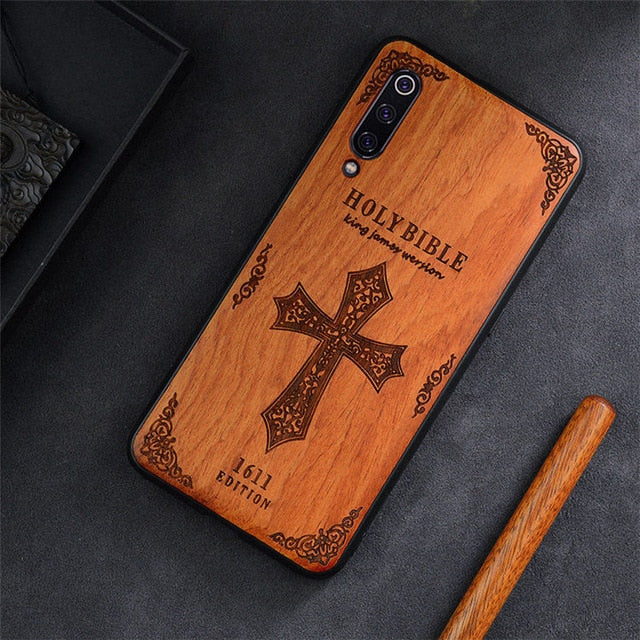 2019 New For Xiaomi Mi 9 Case Slim Wood Back Cover TPU Bumper Case On Xiaomi Mi 9 Lite Xiomi Mi9 SE Phone Cases